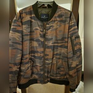 American Eagle Outfitters Men's Camo Bomber Jacket, NWOT, XL